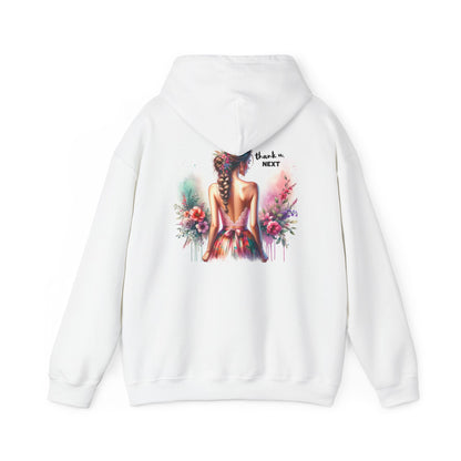 Thank U, Next Colorful Artistic Sweatshirt, Cozy Fashion Hoodie, Perfect Gift for Her, Lounge Wear, Vibrant Graphic Pullover