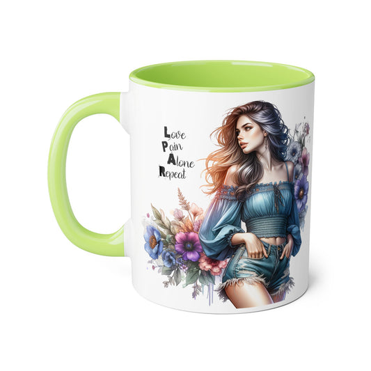 Bohemian Accent Mug, 11oz - Perfect Gift for Art Lovers, Home Decor, Coffee, Tea, Inspirational Quotes, Unique Artwork