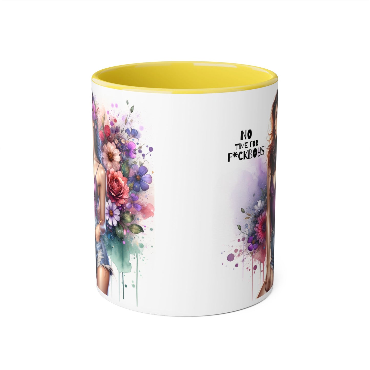 Funny Accent Mug - No Time For F*boys 11oz