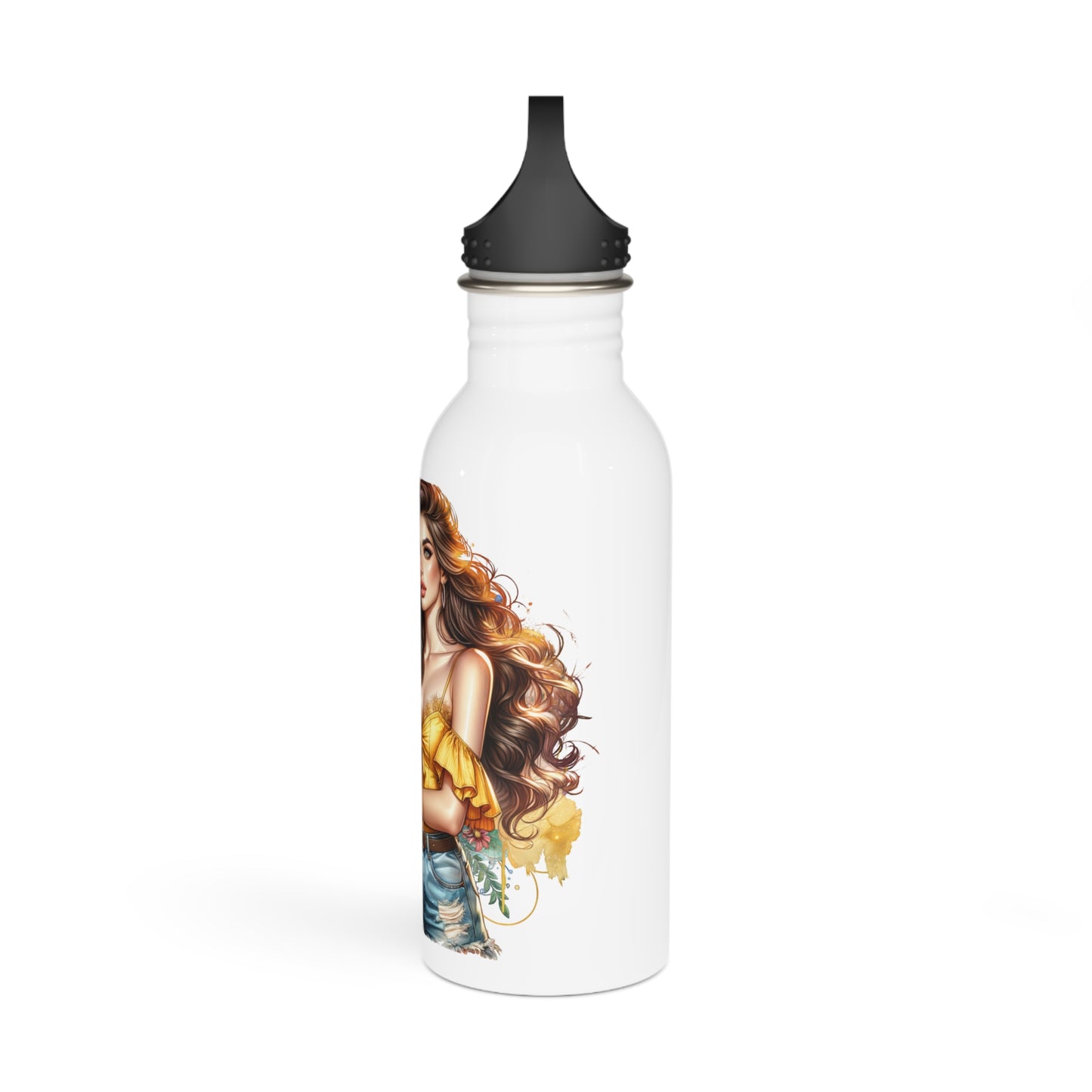 I Don't Make Mistakes, I Date Them Vibrant Stainless Steel Water Bottle - Motivational Quote & Colorful Design, Eco-Friendly Drinkware, Fitness Hydration, Gift Idea
