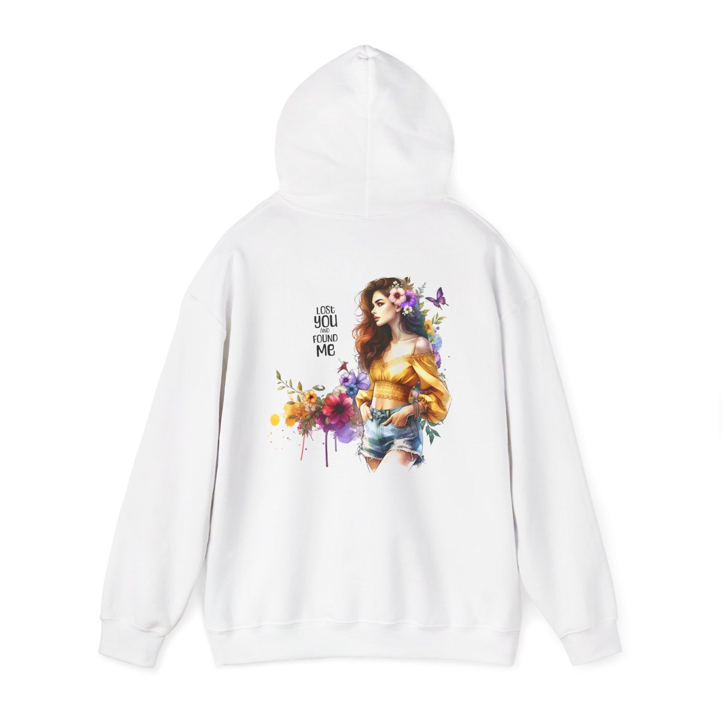 Breakup Hoodie - Unisex Hooded Sweatshirt Lost You and Found Me Design