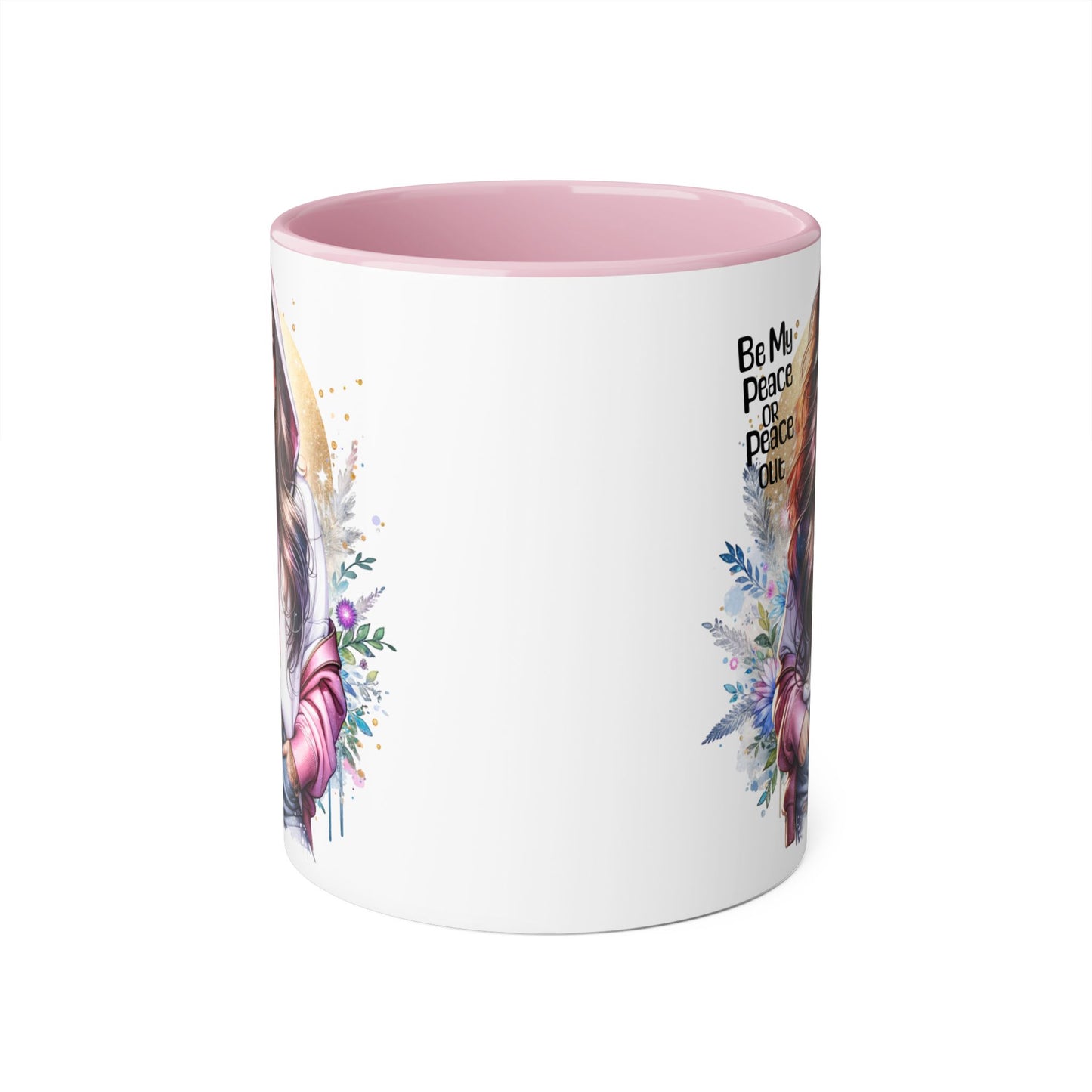 Mug - Be My Peace or Peace Out Accent Mug