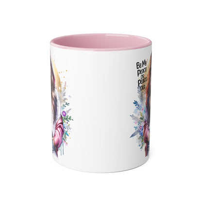 Mug - Be My Peace or Peace Out Accent Mug