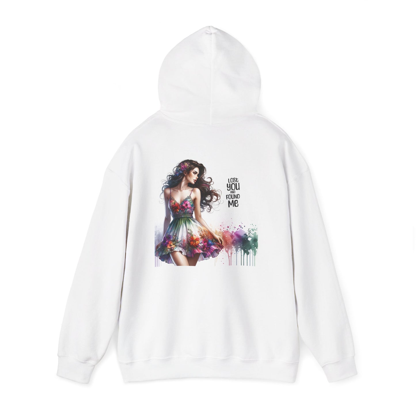 Breakup Hoodie - Unisex Hooded Sweatshirt Lost You and Found Me Design