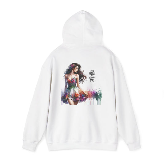 Breakup Hoodie - Unisex Hooded Sweatshirt Lost You and Found Me Design