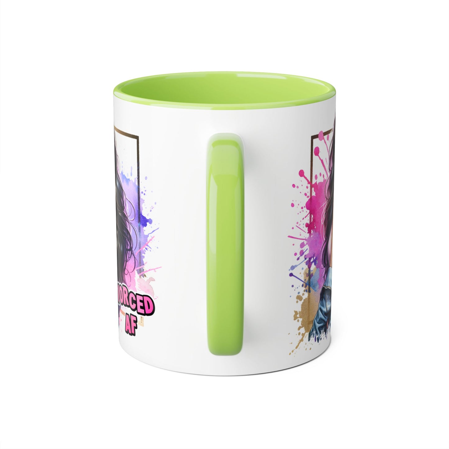 Mug - Divorced AF 11oz Accent Mug