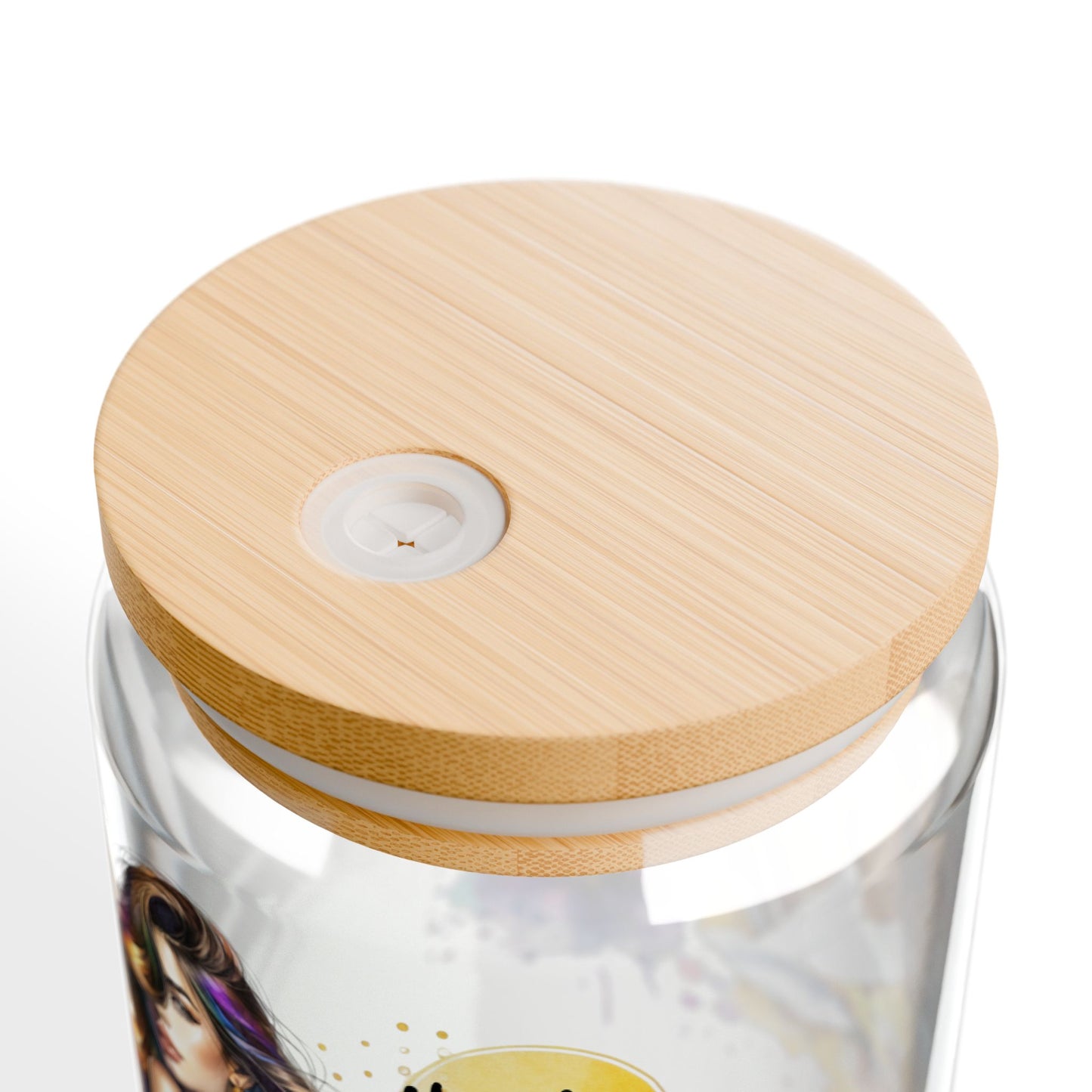 Thank U, Next Chic Sipper Glass | 16oz Floral Art Drinkware, Stylish Water Bottle, Eco-Friendly Straw Cup, Gift for Her, Tropical Vibes