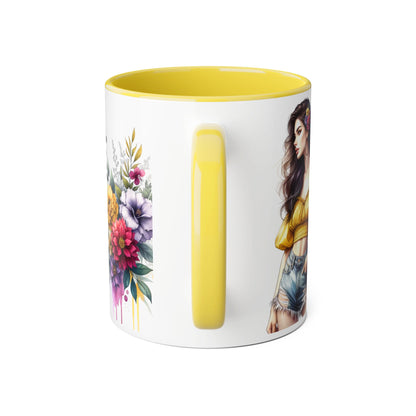 Funny Accent Mug - My Taste in Men is Probably a Disability Humor 11oz Cup