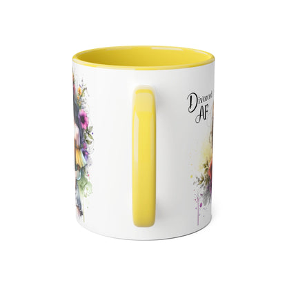 Mug - Divorced AF 11oz Accent Mug